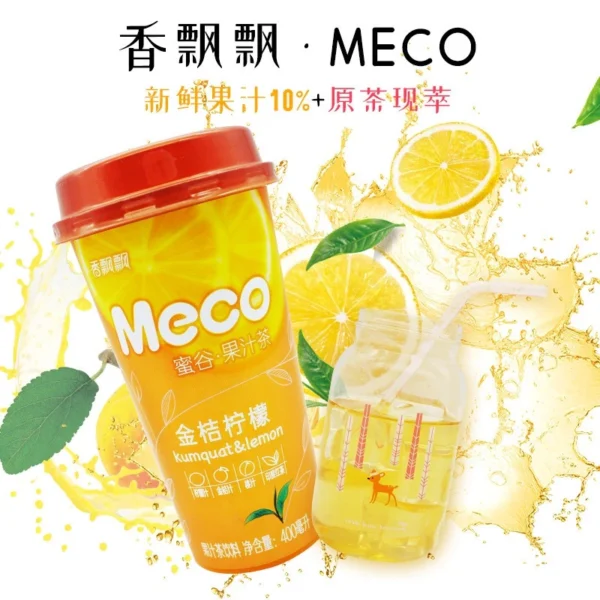 XIANG PIAO PIAO MECO Fruit Tea - 香飘飘蜜谷果汁茶 400ml - Image 2