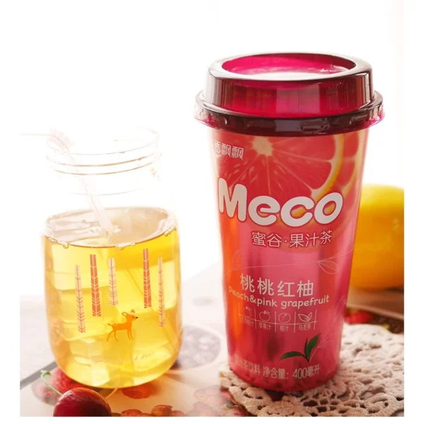 XIANG PIAO PIAO MECO Fruit Tea - 香飘飘蜜谷果汁茶 400ml - Image 3